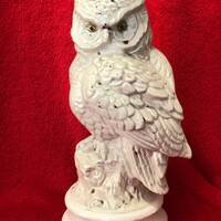 Glazed Ceramic Hoot Owl by jmdceramicsart
