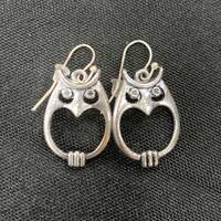 Hollow Owl Earrings