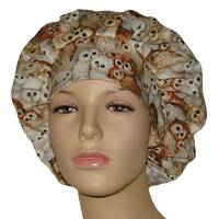 Scrub Hats Epic Owls-ScrubHeads-Bouffant Scrub Hats-Scrub Caps-Surgical Scrub Hat-Scrub Hats For Wom