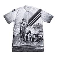 Surreal Art T-Shirt | White & Black Print Visionary Art Clothes | Owl | Crystals | Streetwear | 