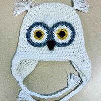 Owl Beanie - Crochet Animal Beanie - Warm & Soft Cute Fall and Winter Hat- Matching  Beanies