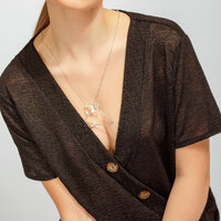 Handmade Sterling Silver Owl Pendant: Minimalist Greek Necklace