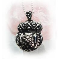 XOXO 3 Owls Sterling Silver Pendant