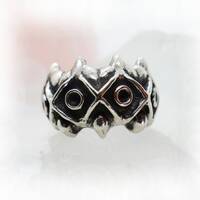 XOXO 3 Owls Sterling Silver Ring