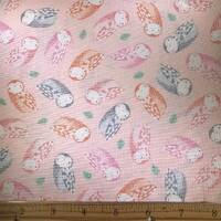 Pink Fabric with Owls - Timeless Treasures - Quilting Cotton Fabric - Fabric by the yard - Choose yo