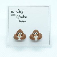 Owl earrings - made from polymer clay (Fimo)