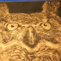 OR029 Japanese Vintage Art: 木菟 【Night Owl】ITTO OKADA Collection