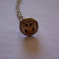 Unique handmade ring with an owl - adjustable, comes with a free shipping worldwide