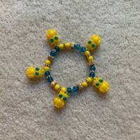 OWLS ON My WRIST! Vintage gumball owl charm Bracelet