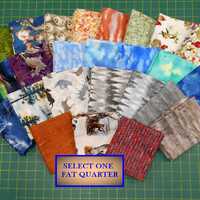 Fat Quarter Fabric/grass owl leaves/light med dark blue sky/arora borealis/lightning/birds nest pack