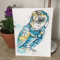 Abstract Barn Owl-ORIGINAL