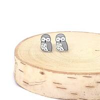 Little Owls | Stud Earrings | Hypoallergenic Titanium Posts