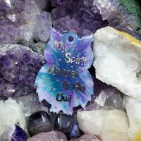 My Spirit Animal Is An Owl Keyring, Necklace, Pendant