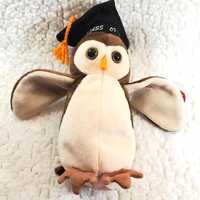 1997 Wise the Owl - Ty Beanie Babies