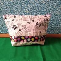 Make up bag-flowers and owls