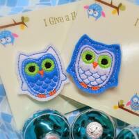 Felt Owl Pin for Food Allergy Awareness Charity Fundraiser by Love Bugs Co.