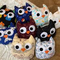 Harry Potter Owl Stuffed Animal/plush/Hogwarts/baby shower/birthday/owl pattern/washable/made in USA