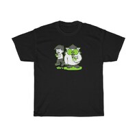 Mr Owl - Tootsie Roll - Horror Art - Scary Cartoon - Unisex Heavy Cotton Tee