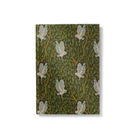 Owl Pattern Hardback Journal: Pretty Birding Notebook