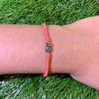 Pink OR Neon Owl Adjustable Bracelet