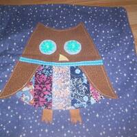 Owl cushion cover, Animal themed cushion, Applique cushion cover, cushion cover, decorative cushion 