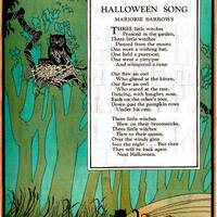 Halloween Poem! Owl. RARE Halloween Digital Download Poem. Vintage Halloween Digital Download. Vinta