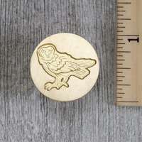 Owl Bird Wax Seal Stamp // Animal Brass Stamp for Craft Projects