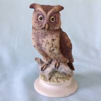 Lefton Owl Figurine Owl Porcelain KW866