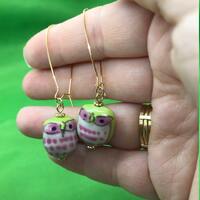 Whimsical Owl Dangle Earrings