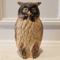 Ceramic Owl Figurine - High Level of Details