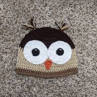 Crochet Owl Hat