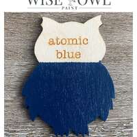 Atomic Blue Enamel Paint: Wise Owl One Hour Finish (32oz Quart)