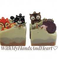 Racoon Owl Fox Squirrel Deer Keychain Soap Christmas Stocking Stuffers Fillers Weirdcore Teens Fores
