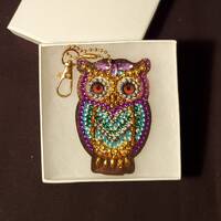 Owl Keychain and Ornament, FREE SHIPPING