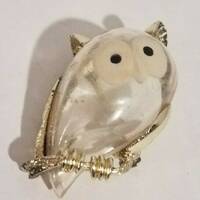 VINTAGE JELLY BELLY Owl Pin Antique Collectible Jewelry Custom Pin