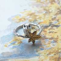 Owl in the Ivy Ring