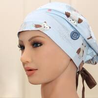 Surgical Cap Women Personalized, Pediatric Owl scrub caps, scrub hats, surgery caps, Medical Student