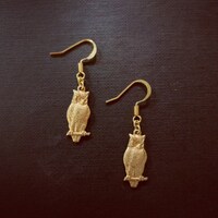 Screech Owl Earrings