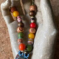 Autumn owl bracelet