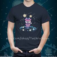 Starry Owl - Animal Crossing T-Shirt // Celeste Owl Shirt // Stargazing shirt // Adorable owl shirt 