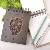 personalized gift, owl gifts, journal A6