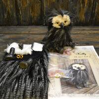 Sewing Kit Pattern Artist Owl Holly teddy bear teddys creations toy animal bear vintage Bearparadise