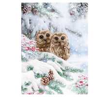 Bead Embroidery kit Owls DIY Beadwork kit Beading kit Hand embroidery Beaded Stitching