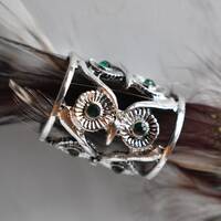 Owl Filigree Dreadlock Accessory
