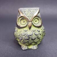 19 Century Antique Owl statue, Wisdom, Compassion, Healing, Blessing, Protection, Meditation, Ancien