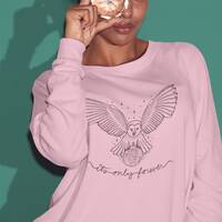 It's Only Forever | Owl + Labyrinth Crystal Ball | Unisex Crewneck Sweatshirt