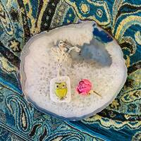 Owl Selenite Necklace, Crystal Necklace, Wire wrapped Crystal, Boho Necklace, Metaphysical Gifts, Bi