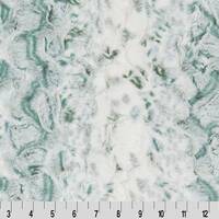 Shannon Fabrics Luxe Cuddle Snowy Owl Mallard Minky Fabric