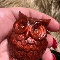 Owl Figurine: Outdoor Shelf Decor