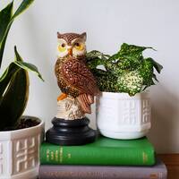 Vintage Owl Figurine // Owl Statuette // Bird Decor // Owl Decor // Bird Gift // Vintage Owl